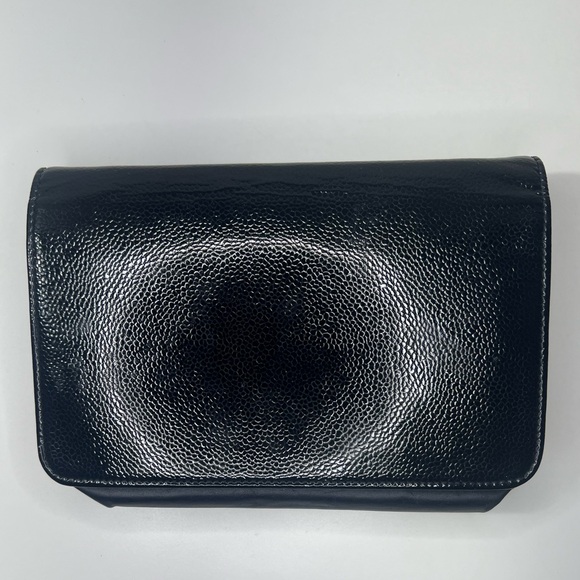 Chanel CC Patent Caviar Timeless Wallet on Chain WOC Chain Crossbody Purse Bag - Picture 10 of 14